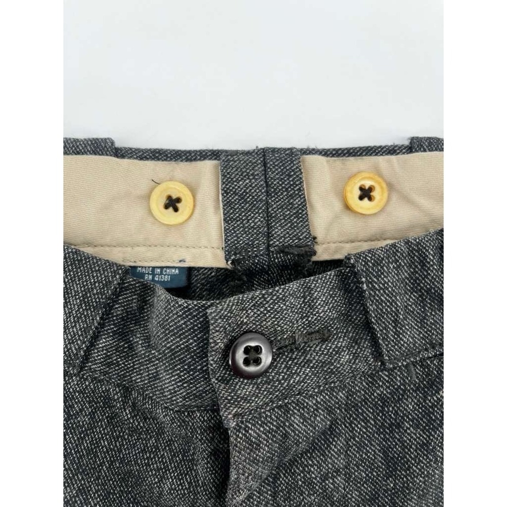 Vintage Polo Ralph Lauren Modern GI Pants Twill Weave Gray Rib Cotton Size 32x32 - Picture 6 of 15